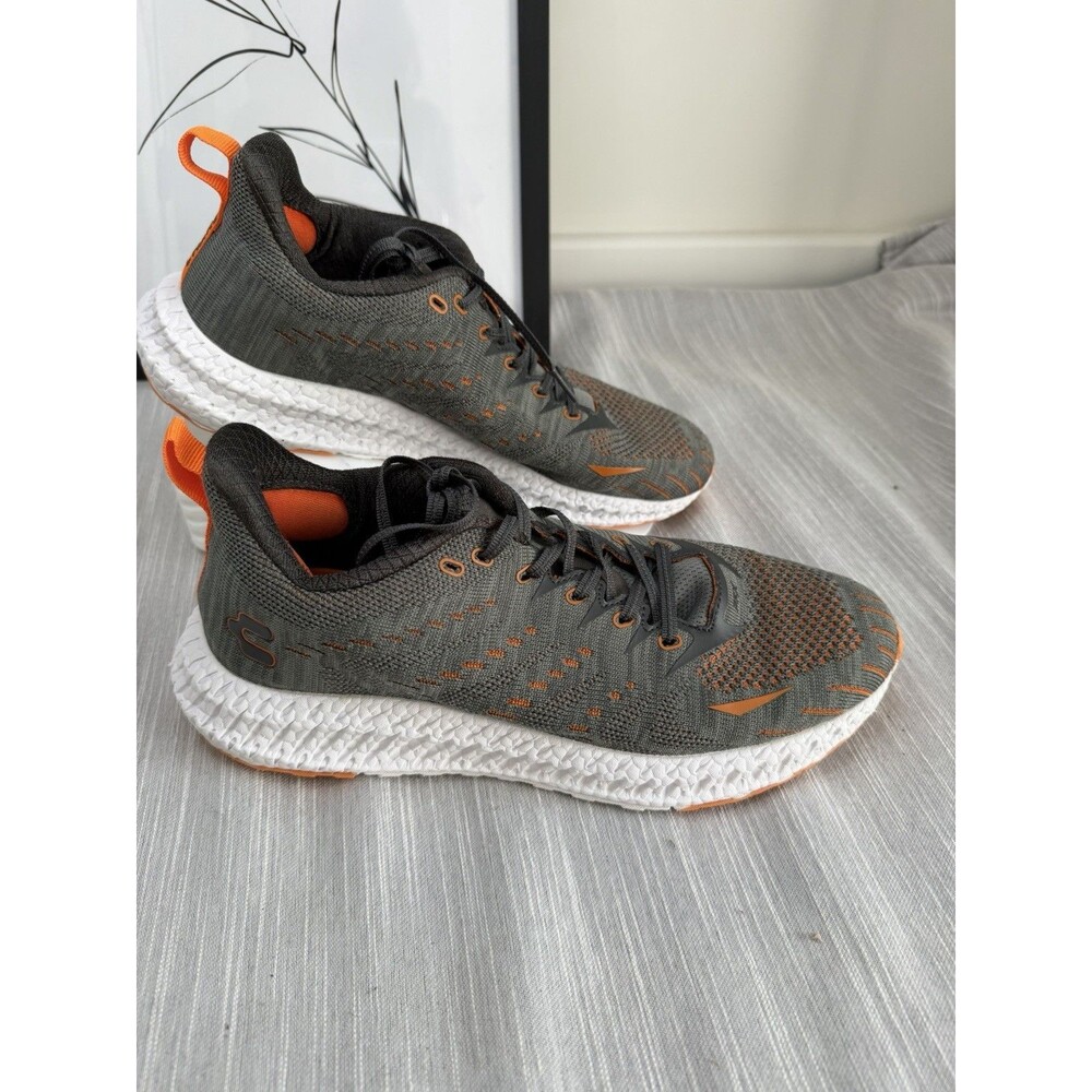 Charly Mikado PFX Men's Running Sneakers Gray/Orange Shoe Size 9.5